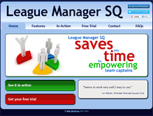 Tablet Screenshot of leaguemanagersq.com